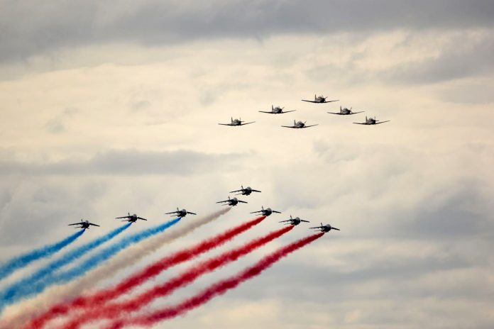 „Krila Oluje“ i „Patrouille de France“ izveli zajednički prelet i trenažne letove