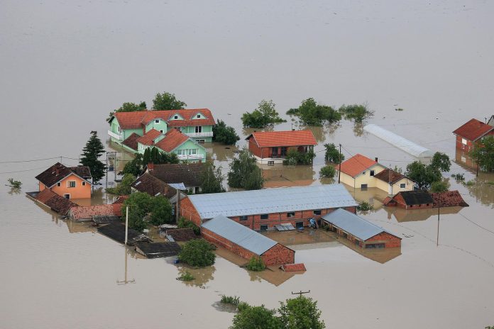 Osma godinjica katastrofalne poplave u Gunji - Pogled iz zraka