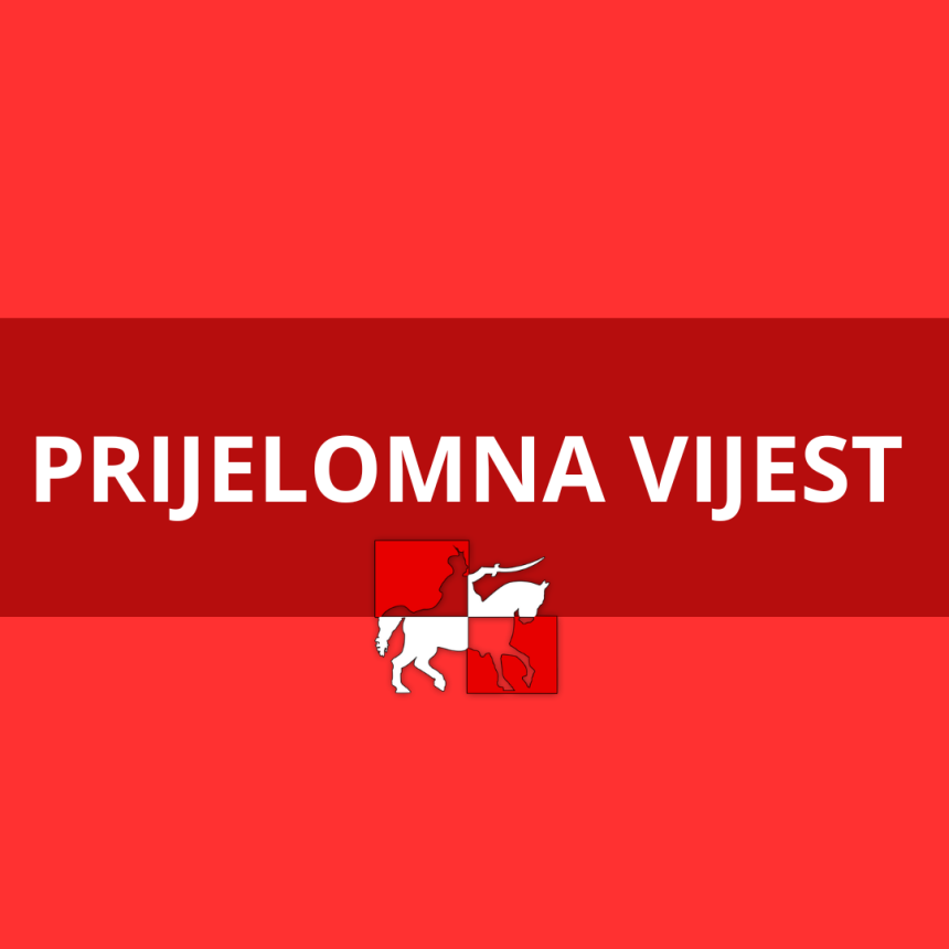 najnovija vijest prijelomna BREAKING