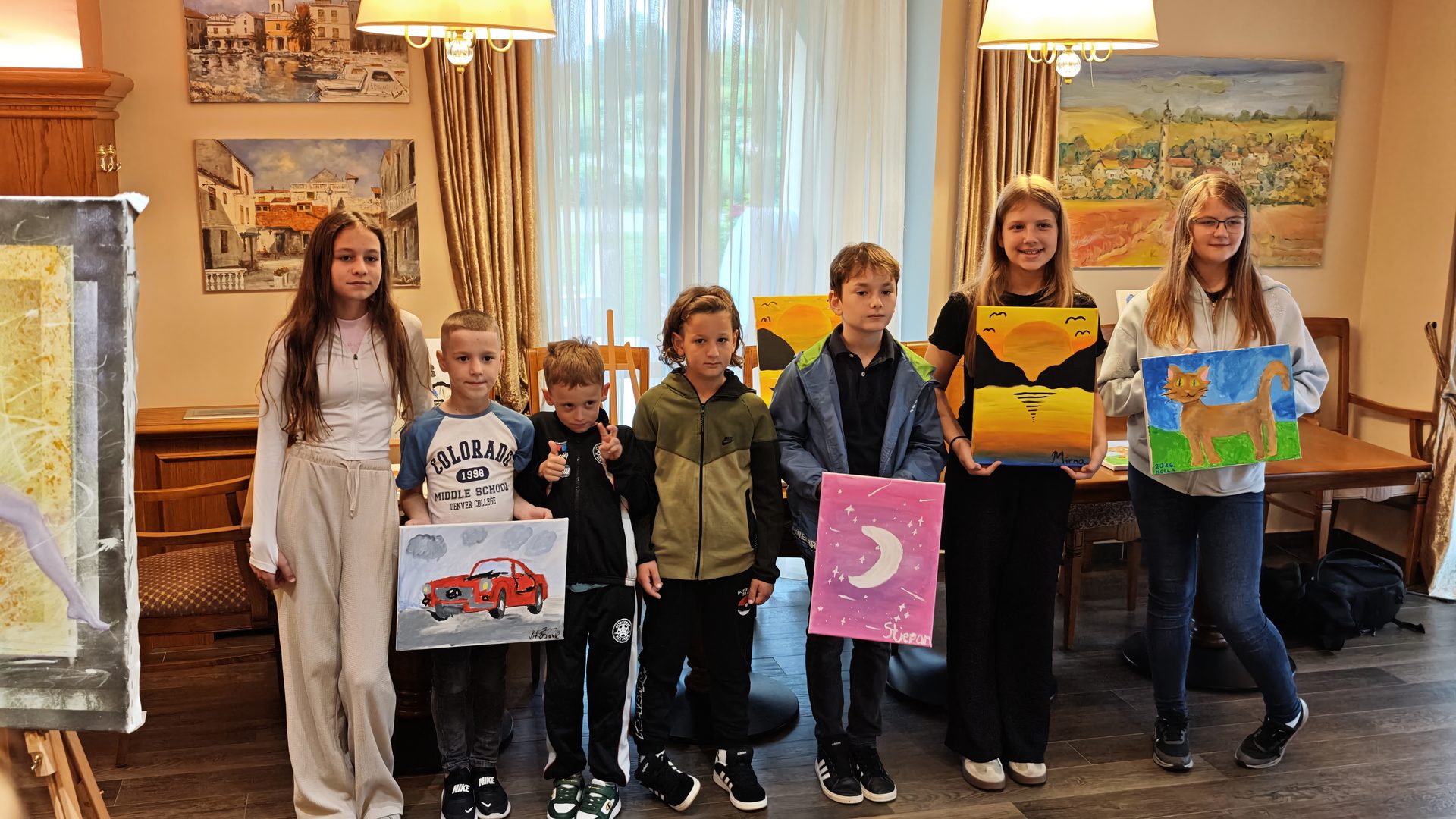 U Dvorcu Jurjevec svečano otvorena izložba Međunarodne likovne kolonije