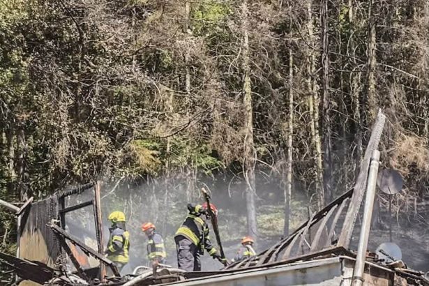 Vatrena stihija u Jastrebarskom: Izgorio drveni objekt, vlasnik završio u bolnici 1